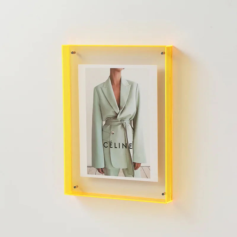 Acrylic Photo Frame | Double-Sided Design for Stylish Memory Display | Modern Home Decor
