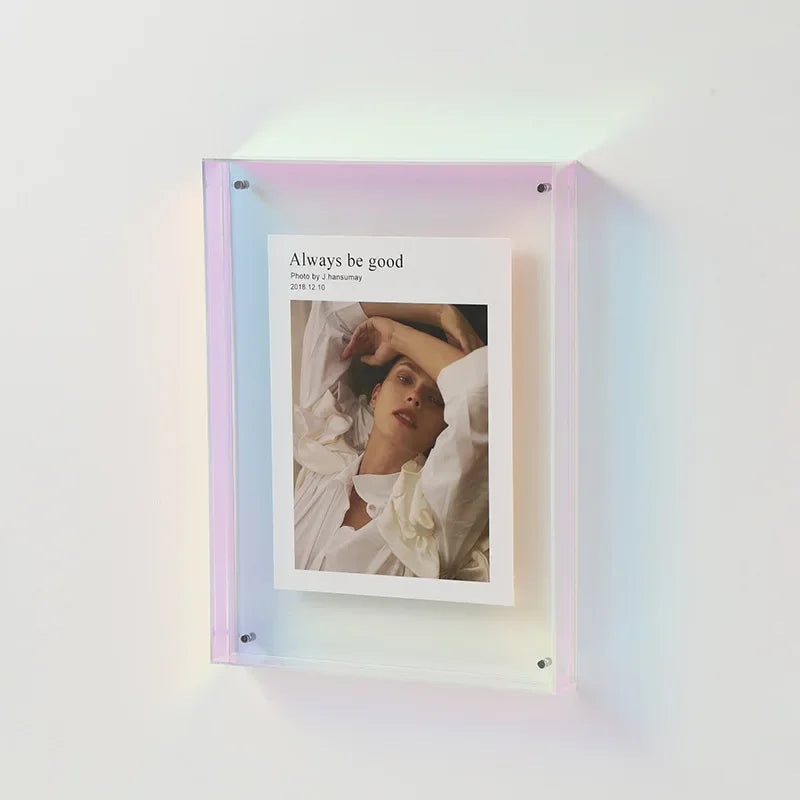 Acrylic Photo Frame | Double-Sided Design for Stylish Memory Display | Modern Home Decor