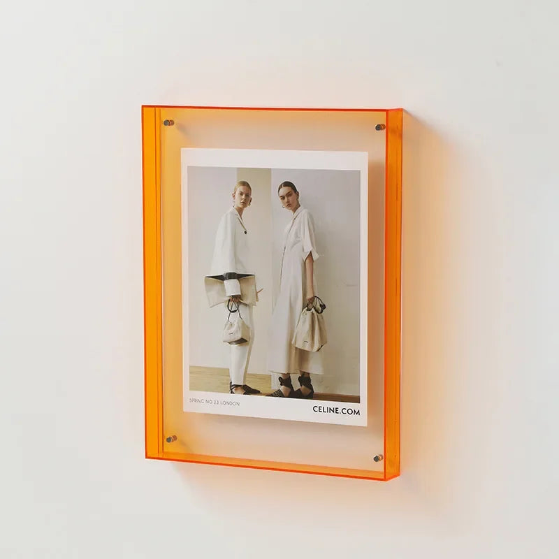 Acrylic Photo Frame | Double-Sided Design for Stylish Memory Display | Modern Home Decor