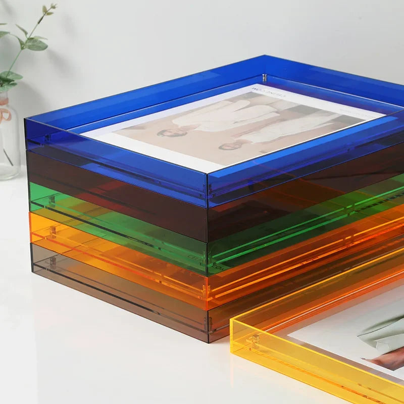 Acrylic Photo Frame | Double-Sided Design for Stylish Memory Display | Modern Home Decor