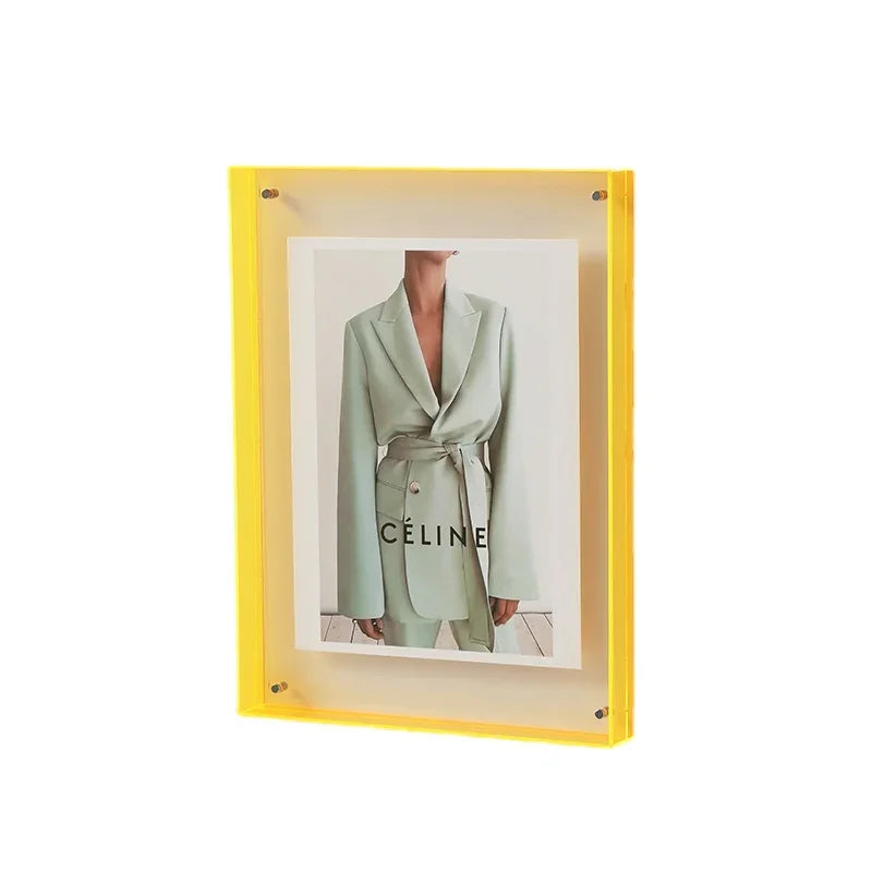 Acrylic Photo Frame | Double-Sided Design for Stylish Memory Display | Modern Home Decor