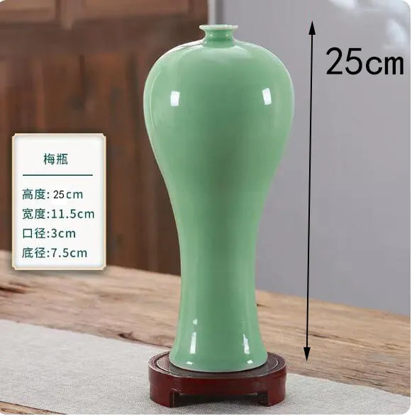Antique Royal | Ceramic Flower Vase with Floral Design | Elegant Home Decor for Timeless Charm