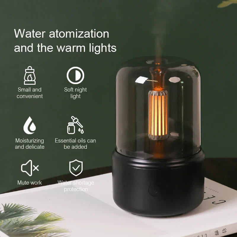 Aroma Bliss | Essential Oil Diffuser with Night Light | Compact USB Aroma Diffuser for Relaxation