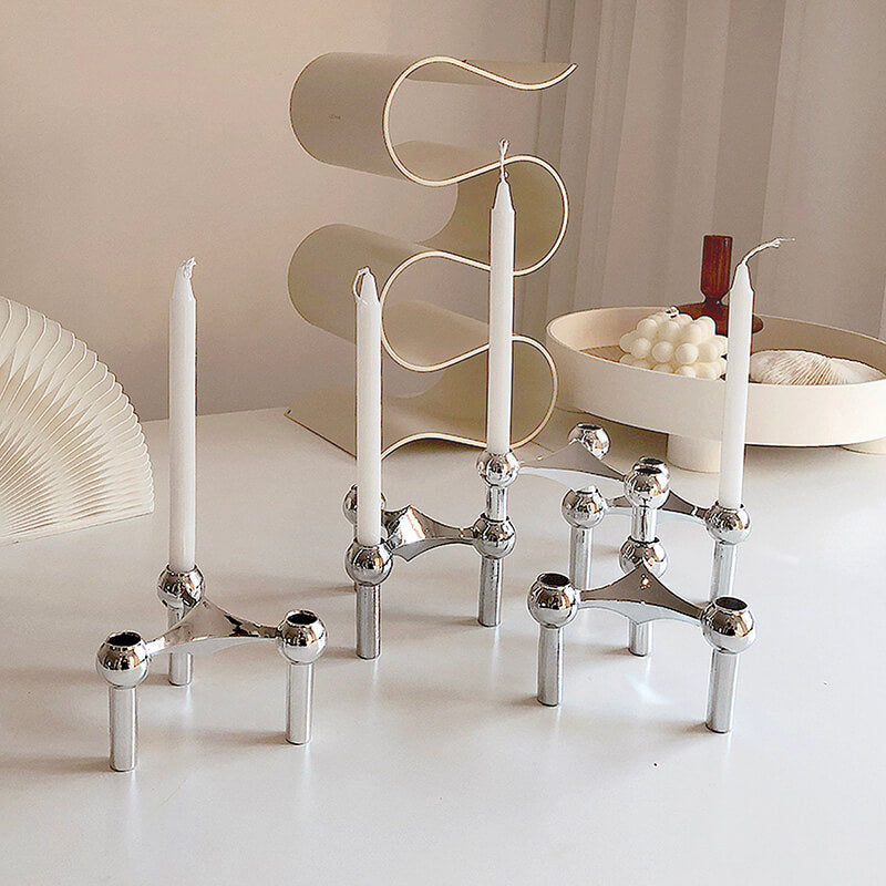Art Metal Candle Holder with Unique Design | Elegant Home Decor for Stylish Ambiance