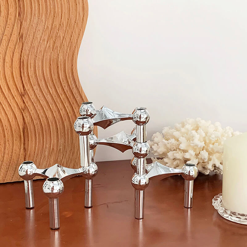 Art Metal Candle Holder with Unique Design | Elegant Home Decor for Stylish Ambiance
