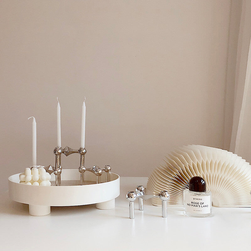 Art Metal Candle Holder with Unique Design | Elegant Home Decor for Stylish Ambiance