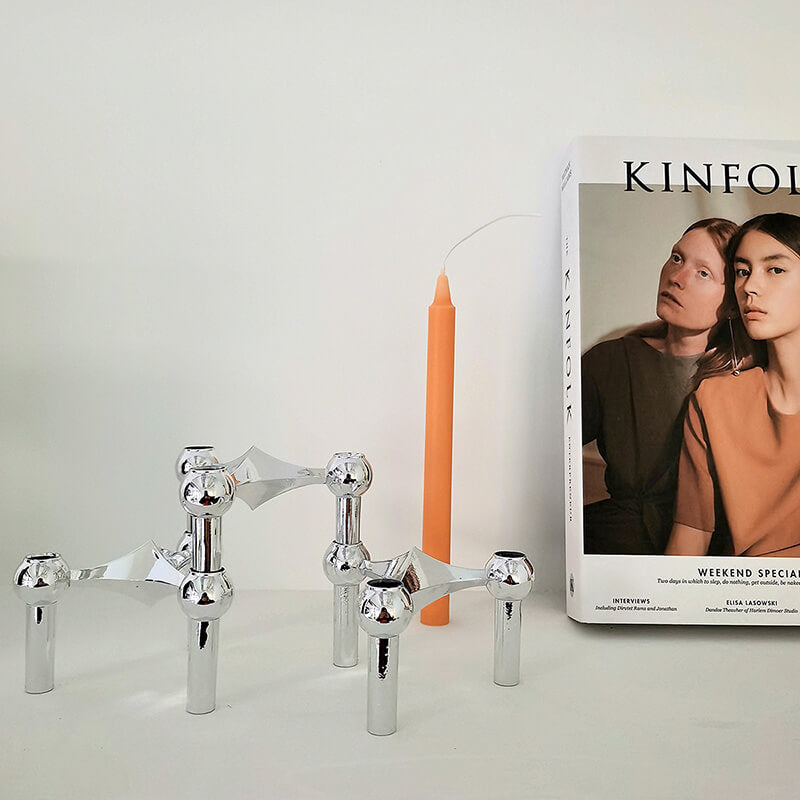 Art Metal Candle Holder with Unique Design | Elegant Home Decor for Stylish Ambiance