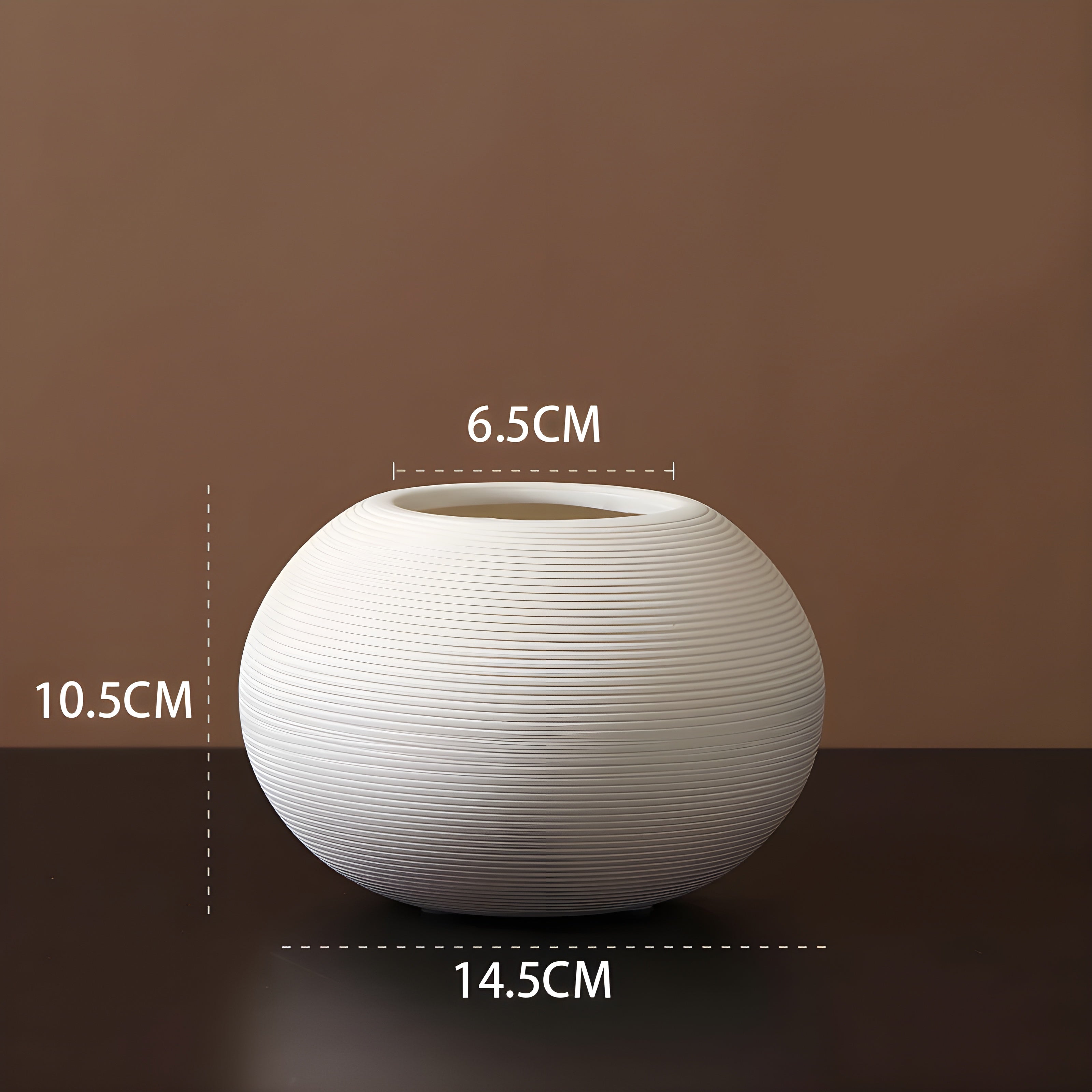 Artisan Collection | Black Ceramic Vase with Hand-Drawn Design | Elegant Accent for Modern Interiors