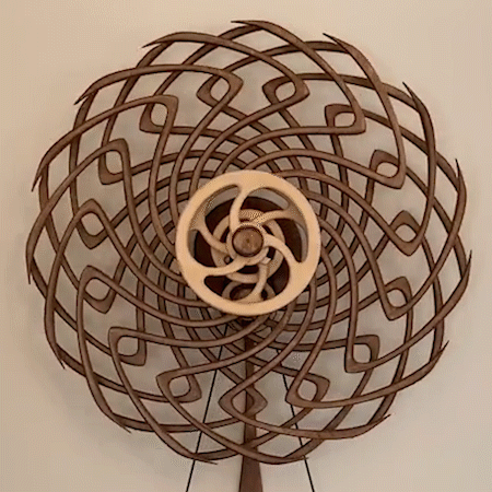 Artisan Collection | Kinetic Sculpture with Mesmerizing Motion | Elegant Wooden Design for Home Decor Enhancement