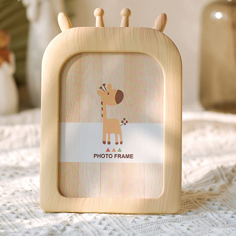 Artistic Animal Picture Frame | Unique Tier Shape Design for Joyful Decor