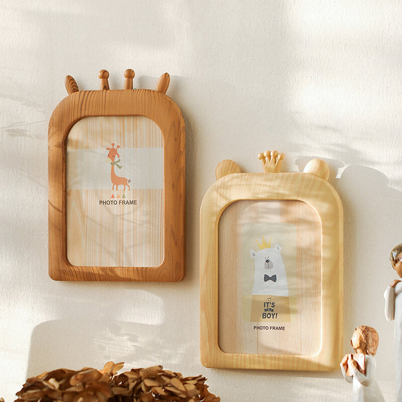 Artistic Animal Picture Frame | Unique Tier Shape Design for Joyful Decor