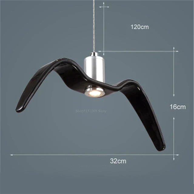 Artistic Bird Lamp | Unique Eco-Friendly Design with Warm Illumination | Perfect Lighting for Distinctive Interiors