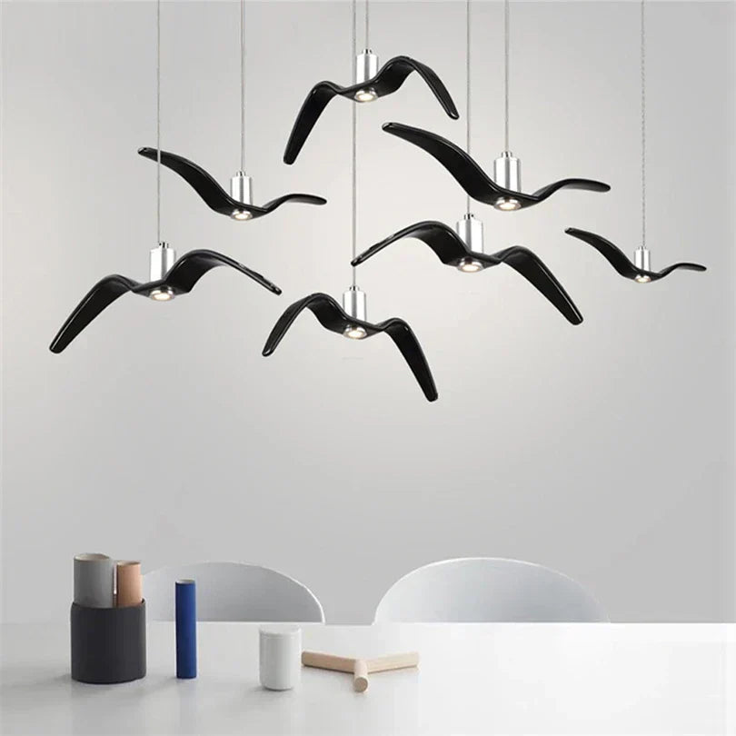 Artistic Bird Lamp | Unique Eco-Friendly Design with Warm Illumination | Perfect Lighting for Distinctive Interiors