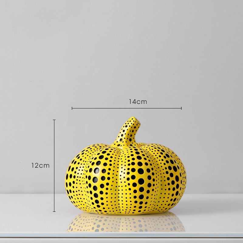 Artistic Pumpkin Sculptures | Elegant Home Decor with Luxurious Finish | Stunning Fall Decor for Sophisticated Spaces