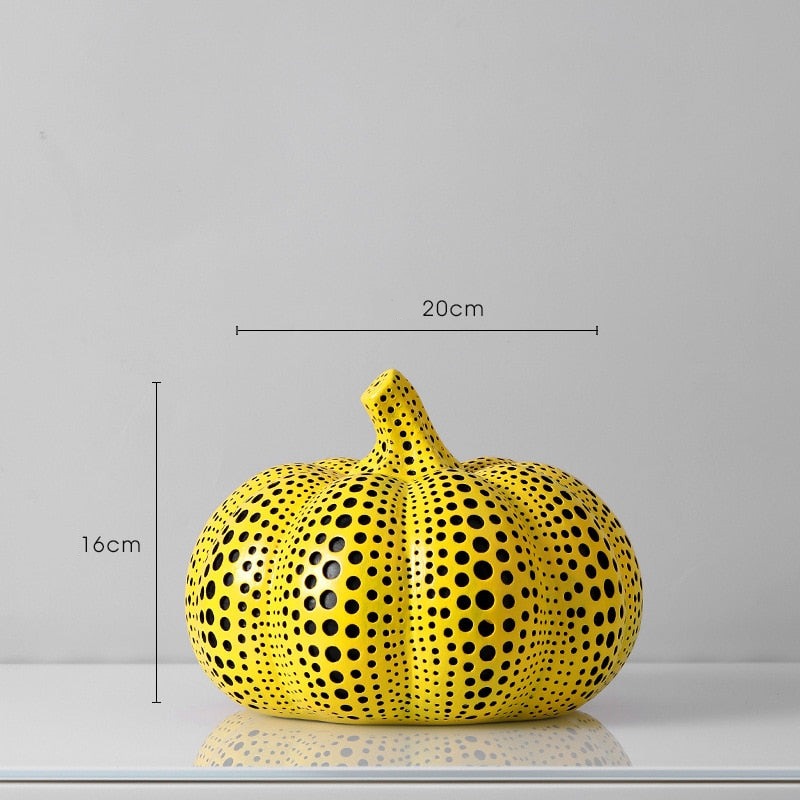 Artistic Pumpkin Sculptures | Elegant Home Decor with Luxurious Finish | Stunning Fall Decor for Sophisticated Spaces