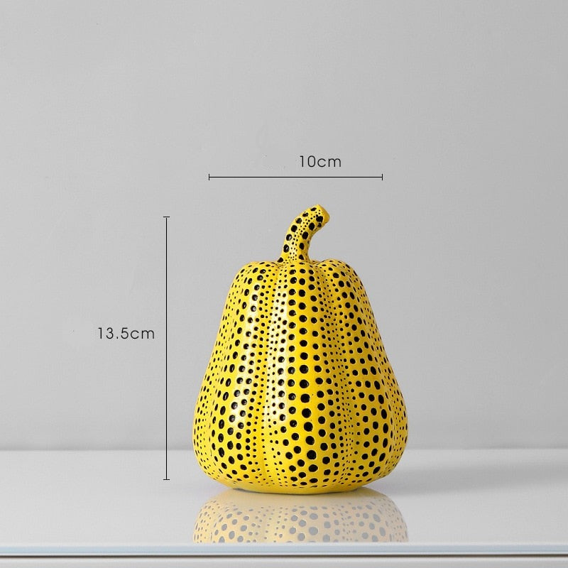 Artistic Pumpkin Sculptures | Elegant Home Decor with Luxurious Finish | Stunning Fall Decor for Sophisticated Spaces