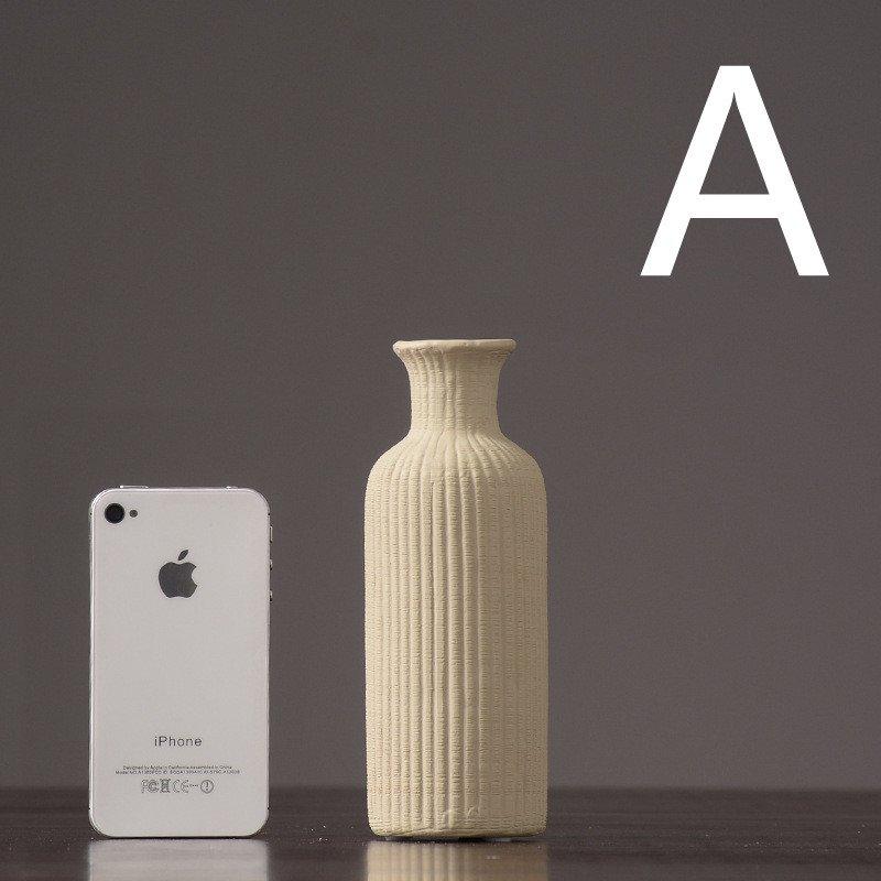 Ceramic Flower Vase Pot with Minimalist Design | Elegant Home Decor for Stylish Arrangements