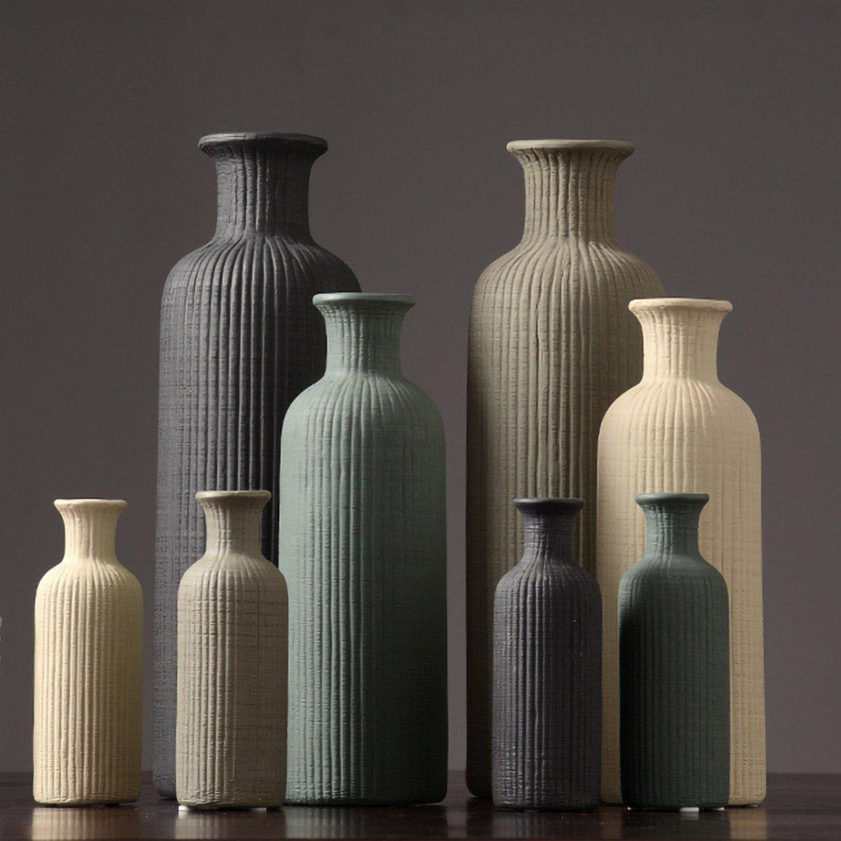 Ceramic Flower Vase Pot with Minimalist Design | Elegant Home Decor for Stylish Arrangements