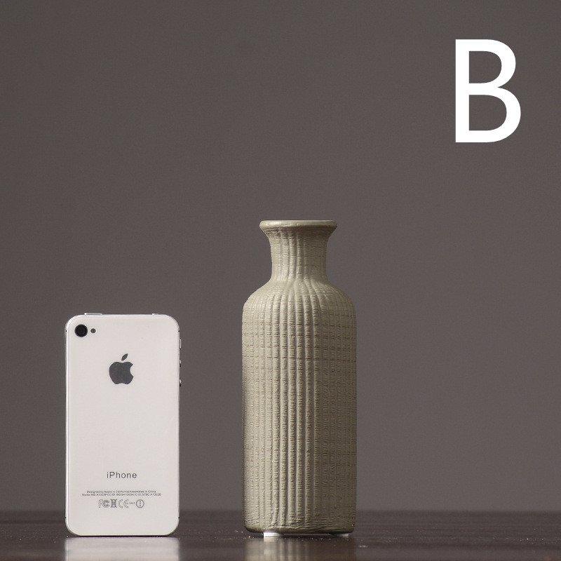 Ceramic Flower Vase Pot with Minimalist Design | Elegant Home Decor for Stylish Arrangements