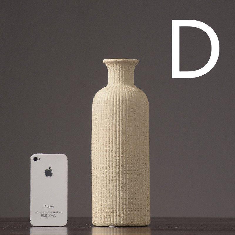 Ceramic Flower Vase Pot with Minimalist Design | Elegant Home Decor for Stylish Arrangements