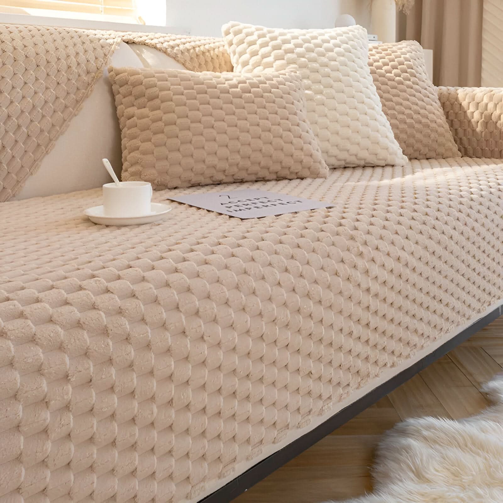 Chic Home | Sofa Cover with Non-Slip Design & Stain Resistance | Stylish Protection for Modern Living Spaces