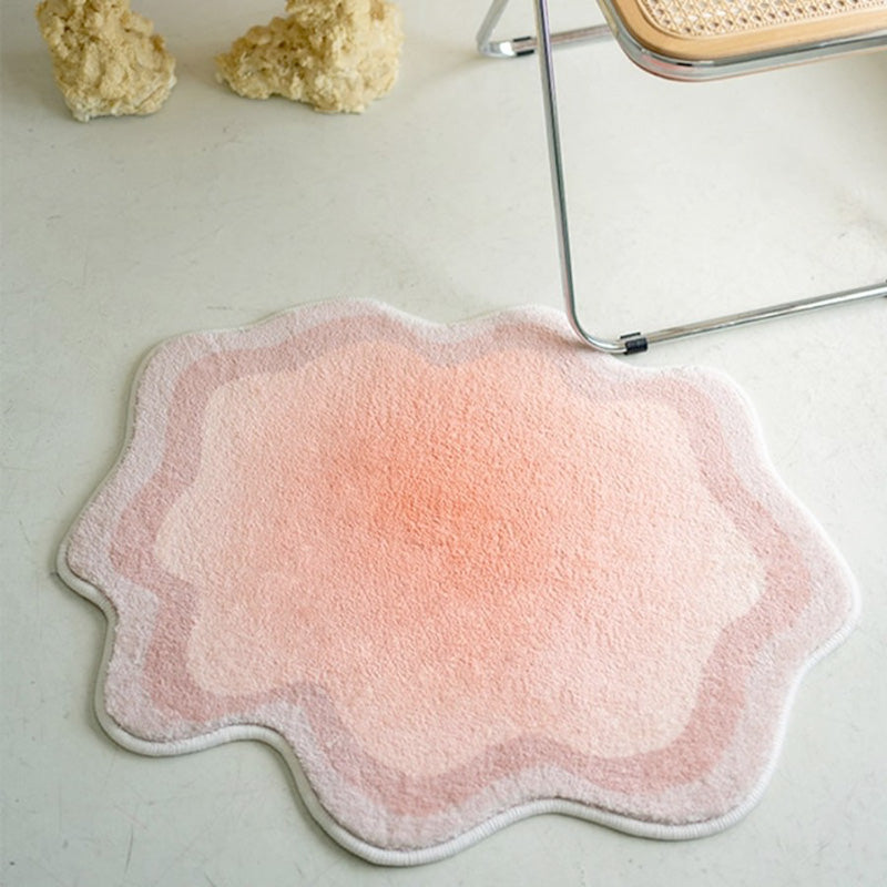 Chic Pastel Cloud Rug | Soft Polyester Carpet with Non-Slip Backing | Cozy Decor for Stylish Bedrooms