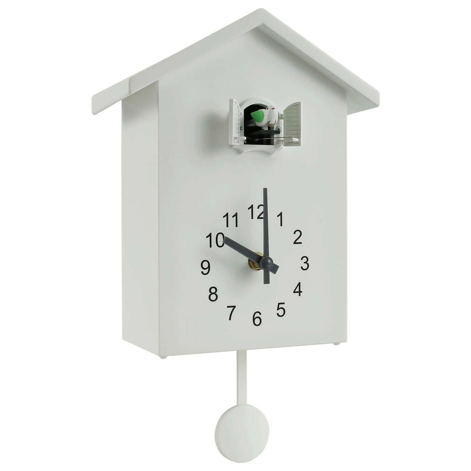 Contemporary Wall Clock Decor | Modern Cuckoo Clock with Intelligent Chime | Stylish Home Accent for Minimalist Aesthetics