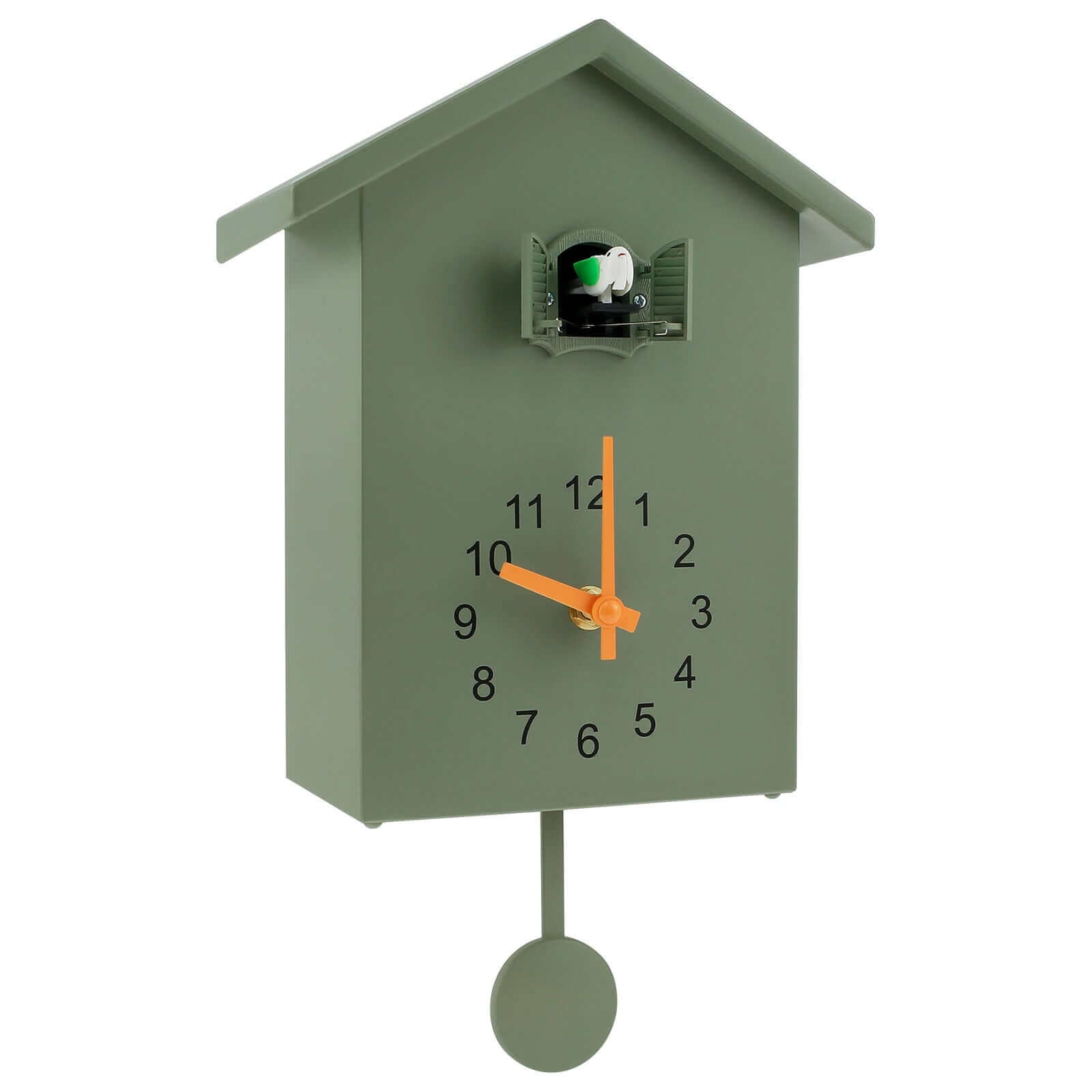 Contemporary Wall Clock Decor | Modern Cuckoo Clock with Intelligent Chime | Stylish Home Accent for Minimalist Aesthetics