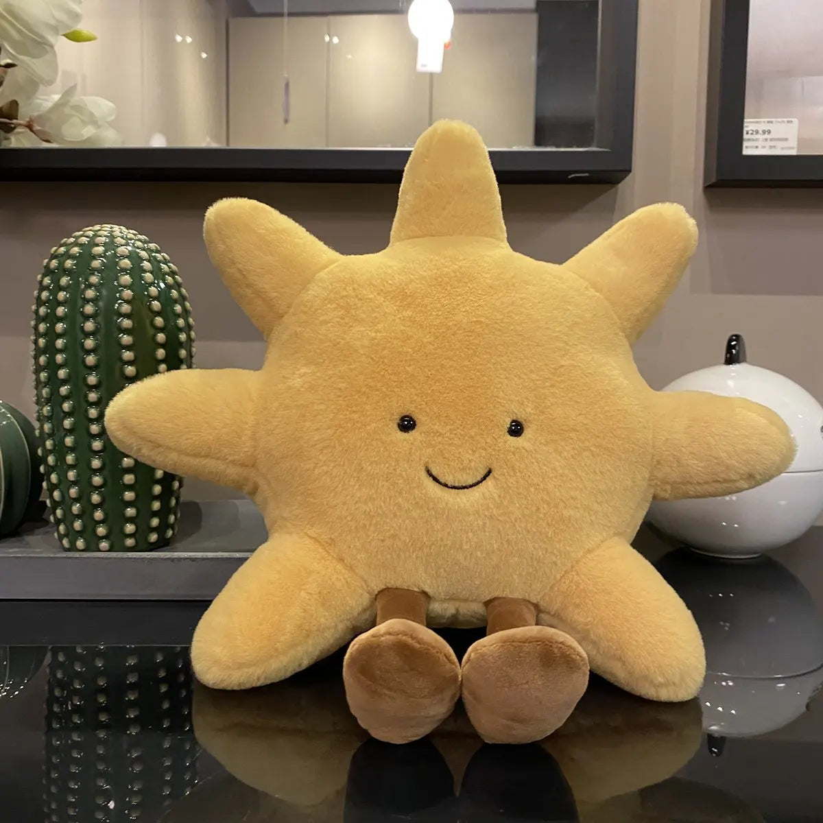 Cosmic Cuddles | Plush Pillow with Soft Material & Expressive Faces | Cuddly Companion for Cozy Decor