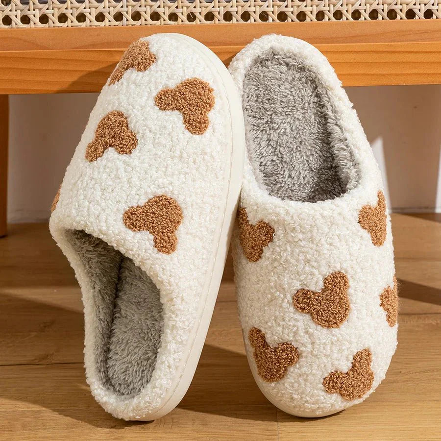 Cozy Cartoon Slippers | Plush Non-Slip Sole for Ultimate Comfort | Women's Fun Footwear