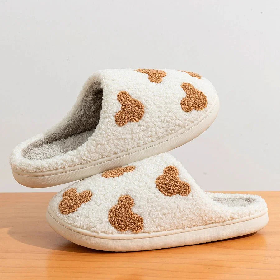 Cozy Cartoon Slippers | Plush Non-Slip Sole for Ultimate Comfort | Women's Fun Footwear