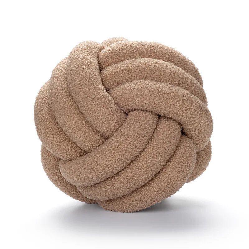 Cozy Collection | Hand-Knotted Sheepskin Throw Pillow with Soft Texture | Decorative Couch Pillow for Ultimate Comfort