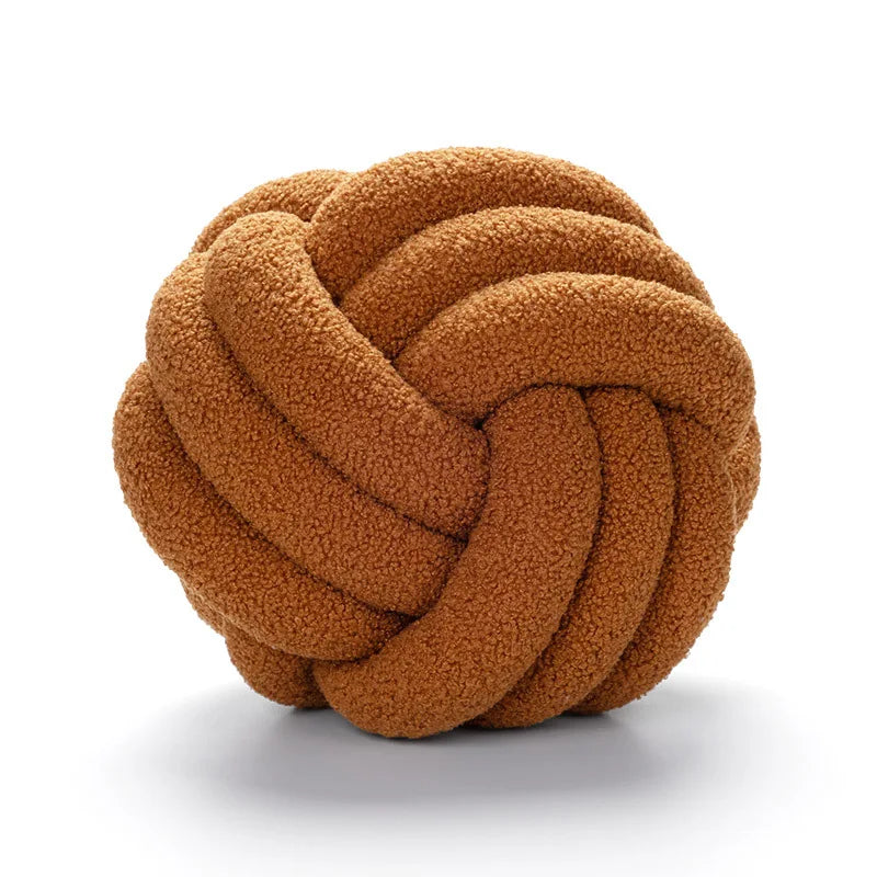 Cozy Collection | Hand-Knotted Sheepskin Throw Pillow with Soft Texture | Decorative Couch Pillow for Ultimate Comfort