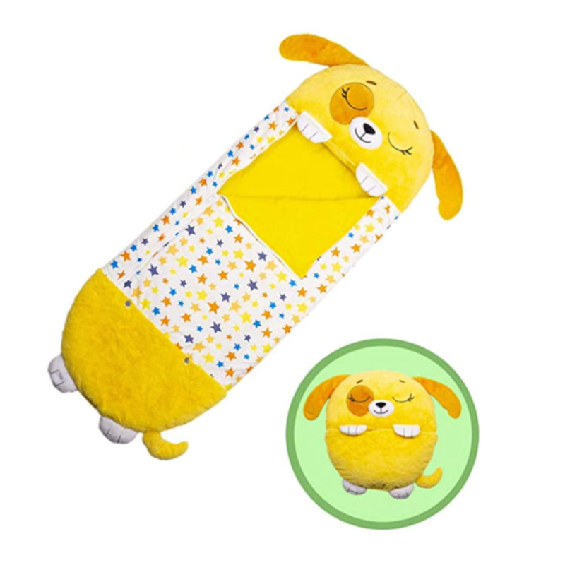 Cozy Companion | Kids Sleeping Bag with Transformable Pillow Design | Adorable Animal Styles for Travel and Sleepovers