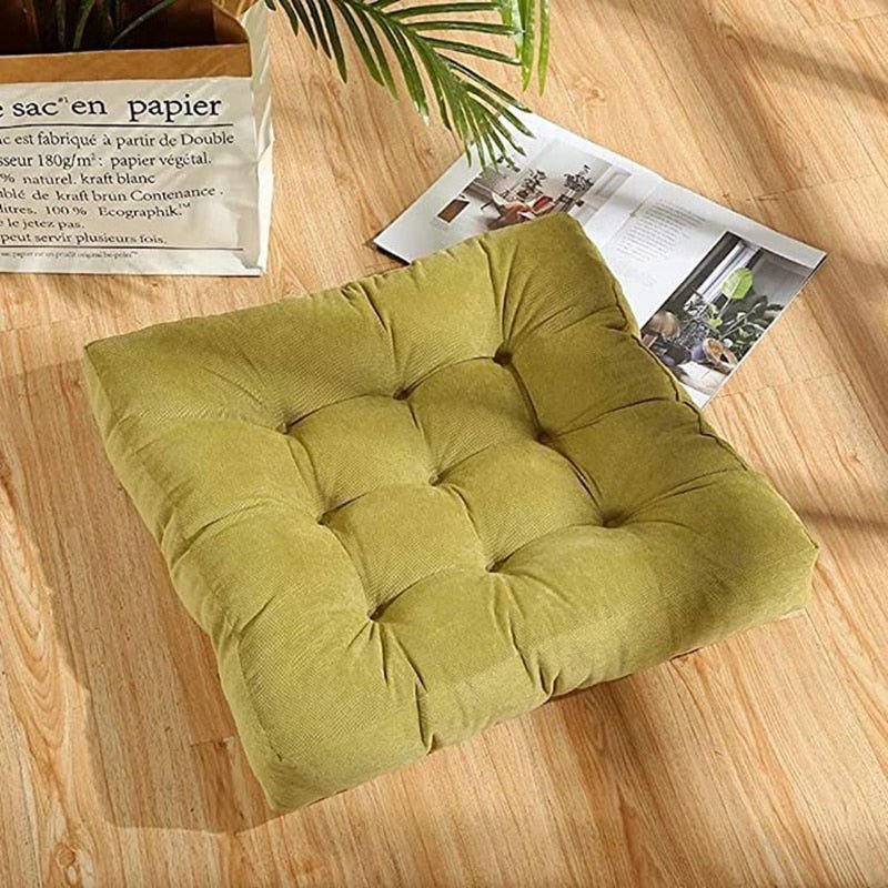 Cozy Living | Large Floor Cushion with Super Soft Corduroy Fabric | Comfortable Seating for Relaxation and Support