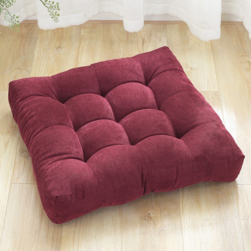 Cozy Living | Large Floor Cushion with Super Soft Corduroy Fabric | Comfortable Seating for Relaxation and Support