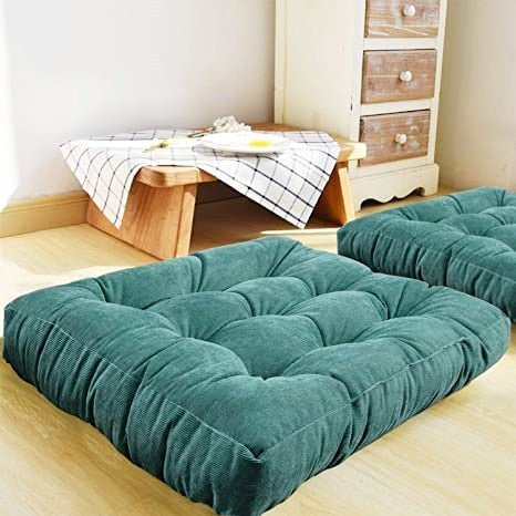 Cozy Living | Large Floor Cushion with Super Soft Corduroy Fabric | Comfortable Seating for Relaxation and Support