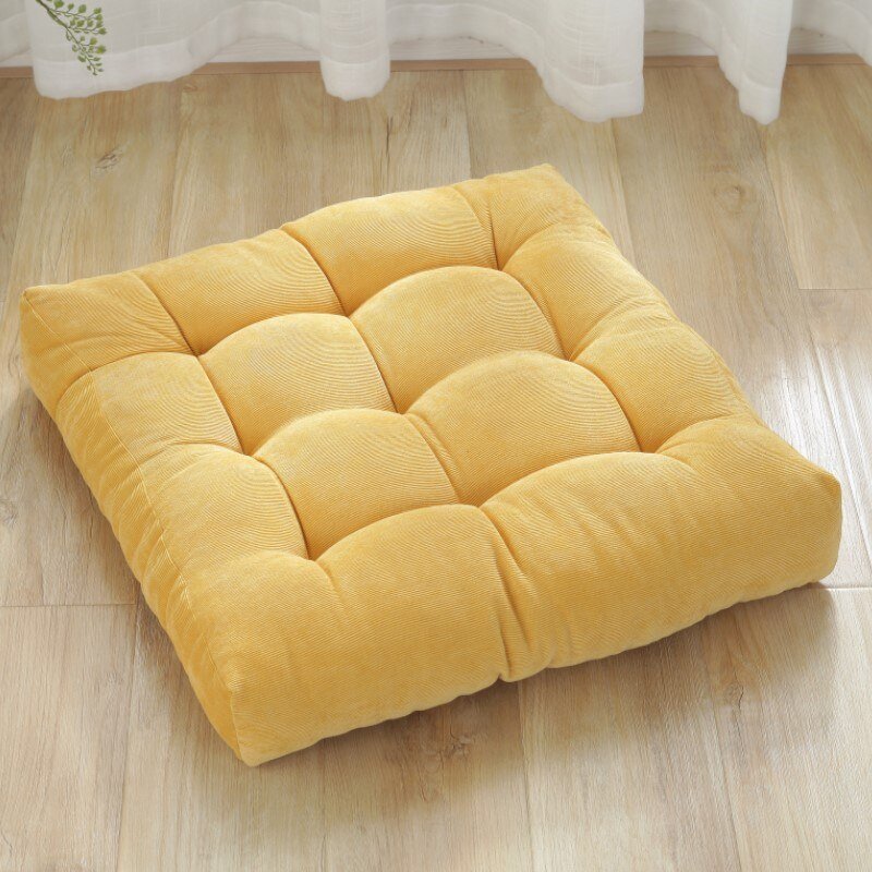 Cozy Living | Large Floor Cushion with Super Soft Corduroy Fabric | Comfortable Seating for Relaxation and Support