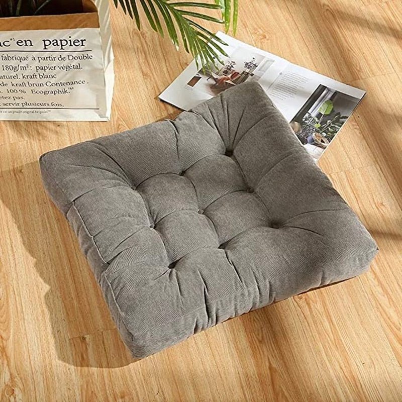 Cozy Living | Large Floor Cushion with Super Soft Corduroy Fabric | Comfortable Seating for Relaxation and Support
