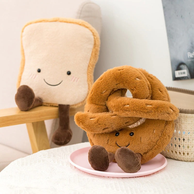 Cozy Pretzel | Plush Toy with Soft Material & Unique Design | Whimsical Accent for Home Decor