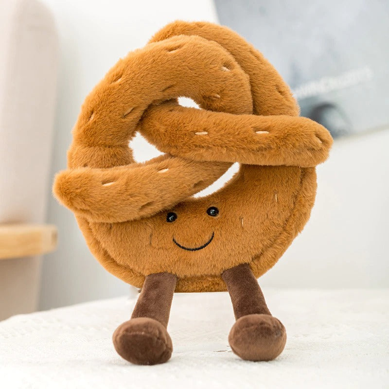 Cozy Pretzel | Plush Toy with Soft Material & Unique Design | Whimsical Accent for Home Decor