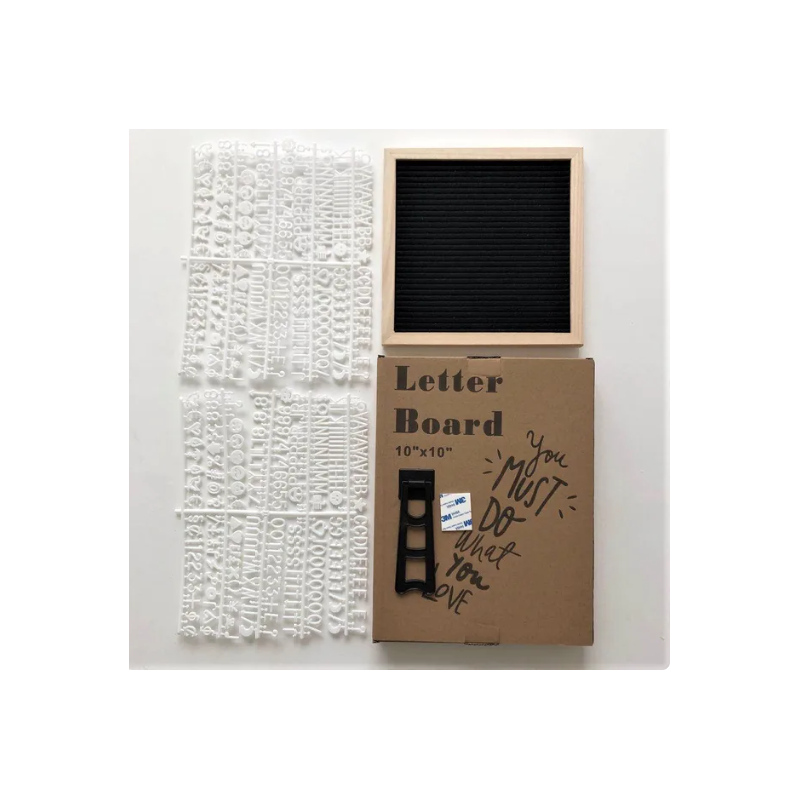 Creative Felt Letter Message Board with Customizable Letters | Stylish Decor for Personal Expression