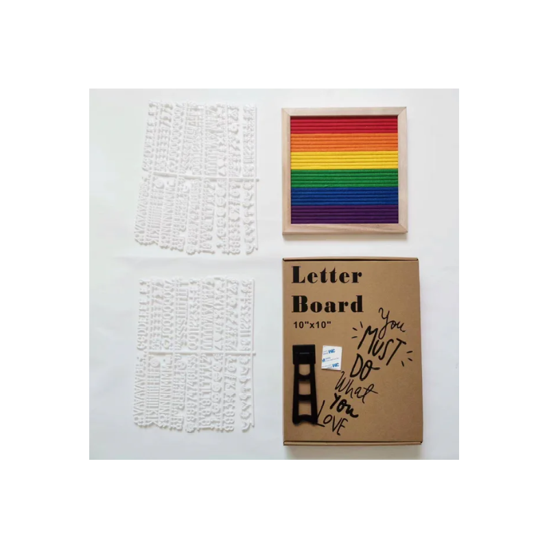 Creative Felt Letter Message Board with Customizable Letters | Stylish Decor for Personal Expression