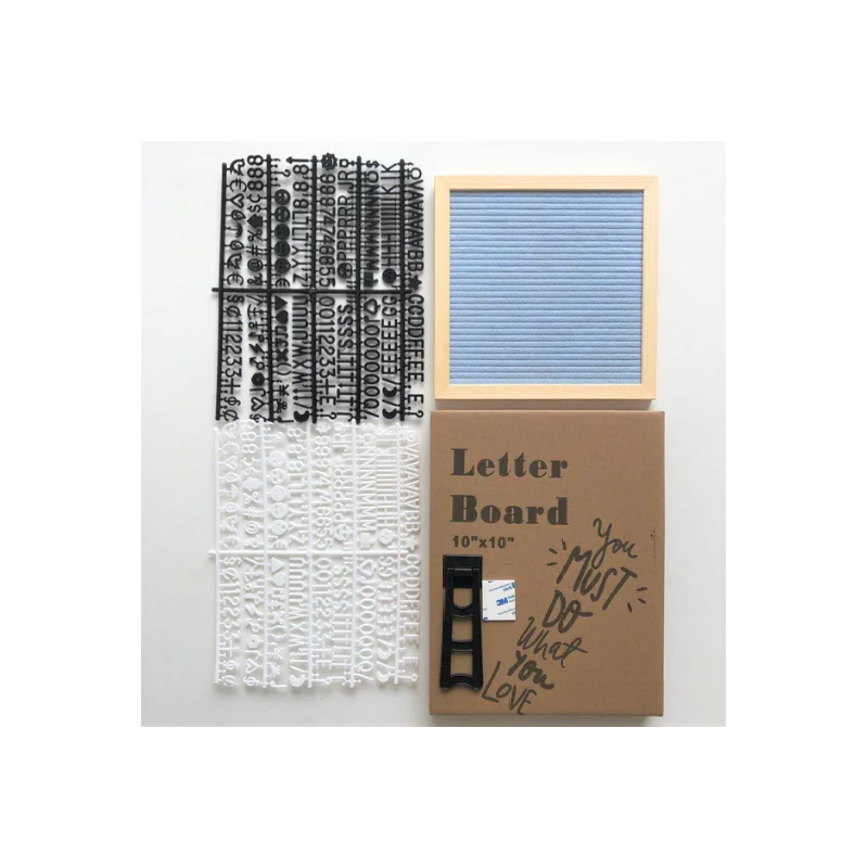 Creative Felt Letter Message Board with Customizable Letters | Stylish Decor for Personal Expression