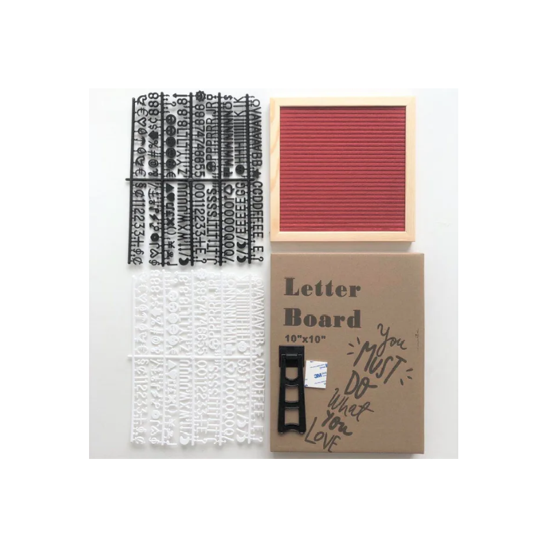Creative Felt Letter Message Board with Customizable Letters | Stylish Decor for Personal Expression