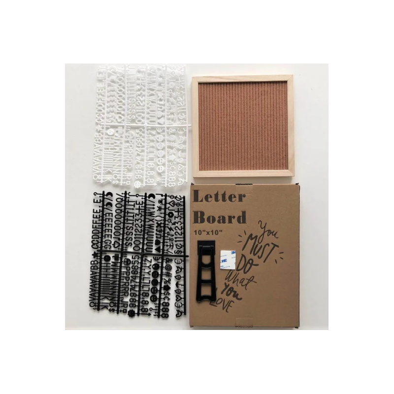 Creative Felt Letter Message Board with Customizable Letters | Stylish Decor for Personal Expression