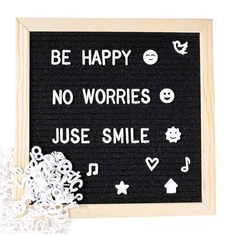 Creative Felt Letter Message Board with Customizable Letters | Stylish Decor for Personal Expression
