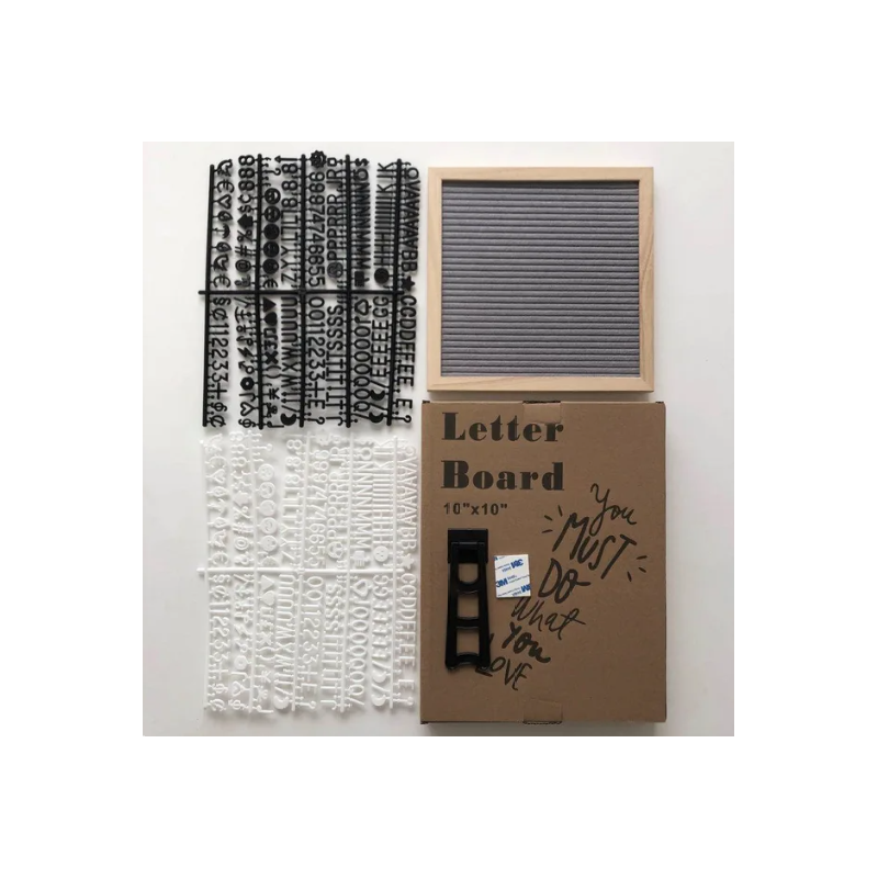 Creative Felt Letter Message Board with Customizable Letters | Stylish Decor for Personal Expression