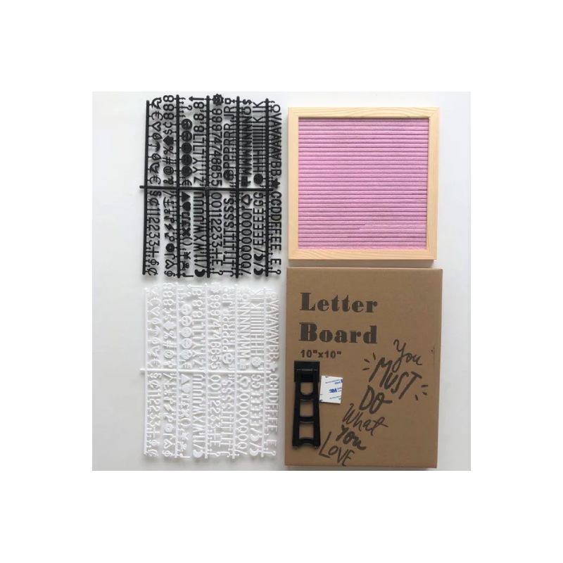 Creative Felt Letter Message Board with Customizable Letters | Stylish Decor for Personal Expression