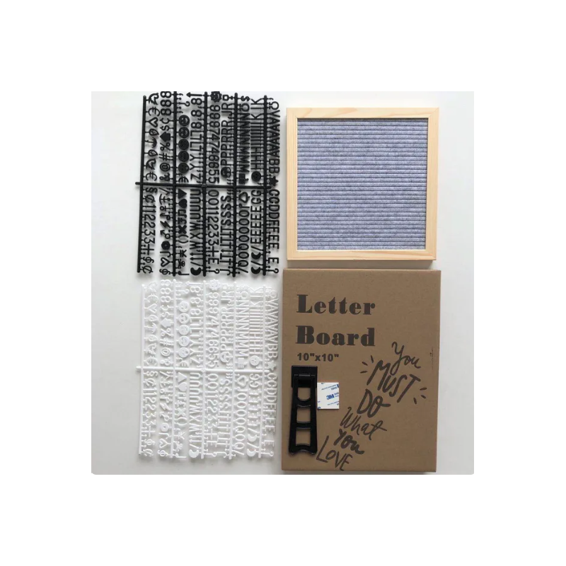 Creative Felt Letter Message Board with Customizable Letters | Stylish Decor for Personal Expression